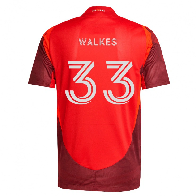 Danxen Criança Camisola Reshaun Walkes #33 Borgonha Vermelho Principal 2026/27 Camisa Brasil