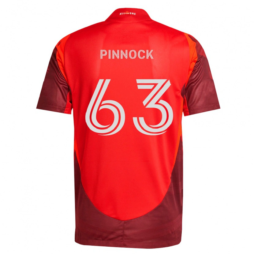 Danxen Criança Camisola Shyon Pinnock #63 Borgonha Vermelho Principal 2026/27 Camisa Brasil