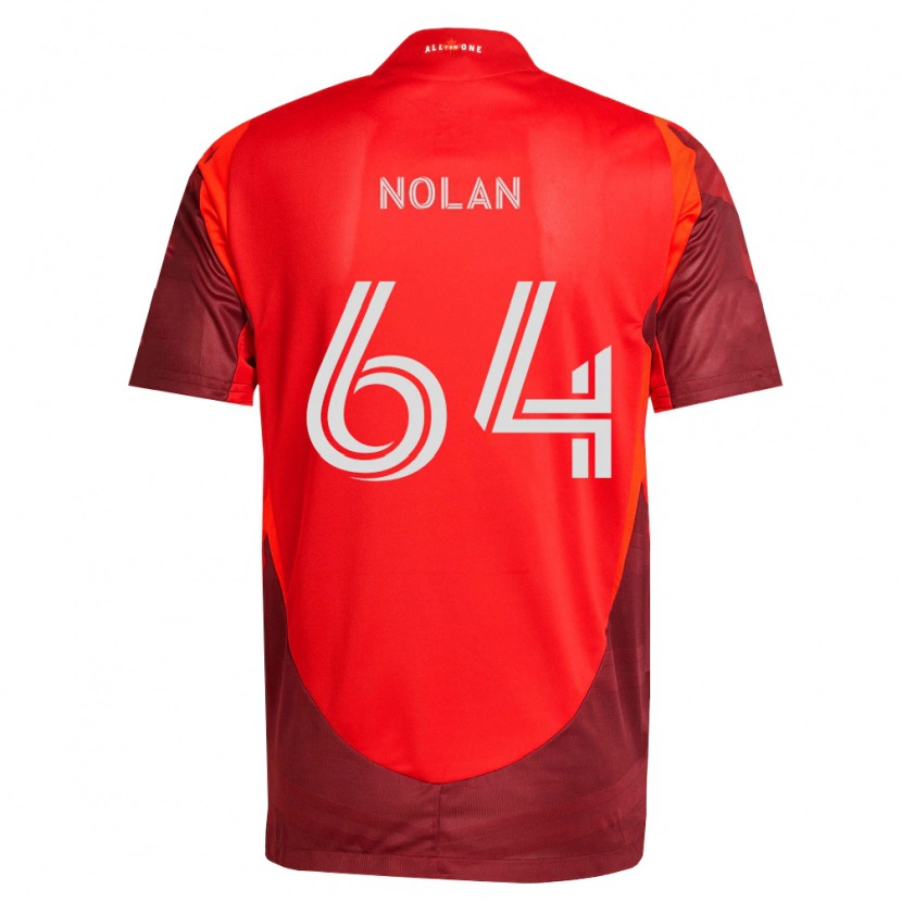Danxen Criança Camisola Jahmarie Nolan #64 Borgonha Vermelho Principal 2026/27 Camisa Brasil