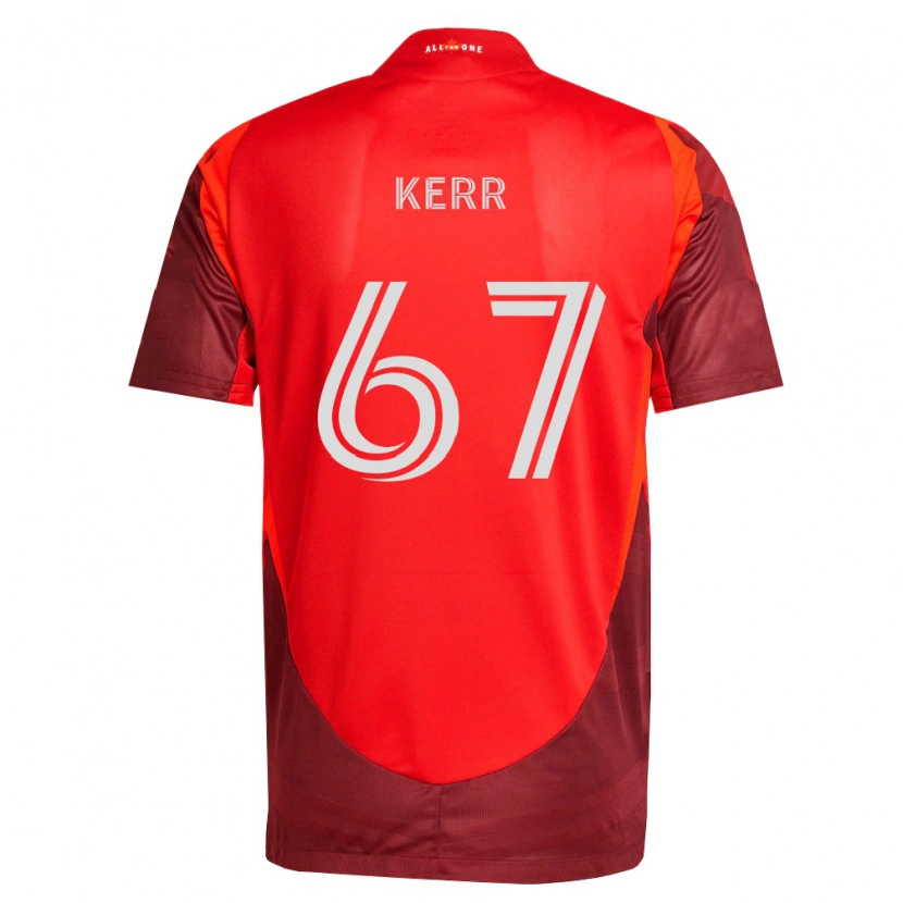 Danxen Criança Camisola Kervon Kerr #67 Borgonha Vermelho Principal 2026/27 Camisa Brasil