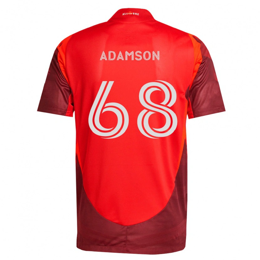 Danxen Criança Camisola Demitre Adamson #68 Borgonha Vermelho Principal 2026/27 Camisa Brasil