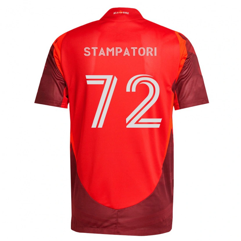 Danxen Criança Camisola Daniel Stampatori #72 Borgonha Vermelho Principal 2026/27 Camisa Brasil