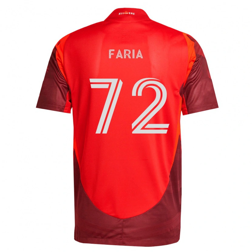 Danxen Criança Camisola Jordan Faria #72 Borgonha Vermelho Principal 2026/27 Camisa Brasil