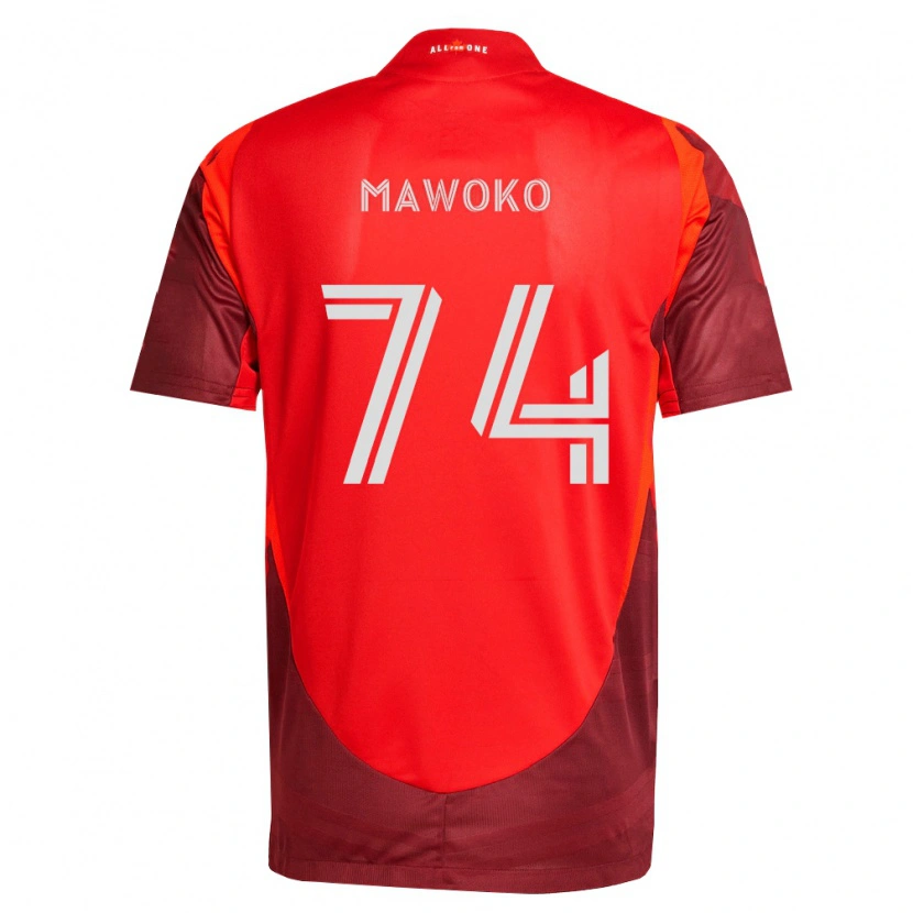 Danxen Criança Camisola Kundai Mawoko #74 Borgonha Vermelho Principal 2026/27 Camisa Brasil