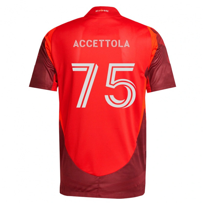 Danxen Criança Camisola Luca Accettola #75 Borgonha Vermelho Principal 2026/27 Camisa Brasil
