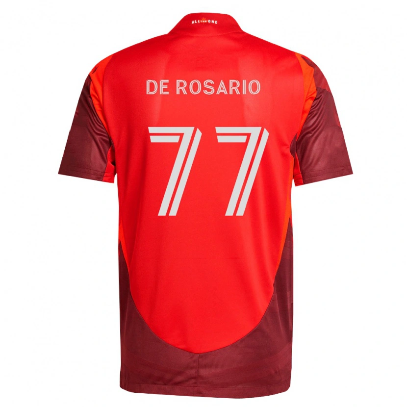 Danxen Criança Camisola Adisa De Rosario #77 Borgonha Vermelho Principal 2026/27 Camisa Brasil