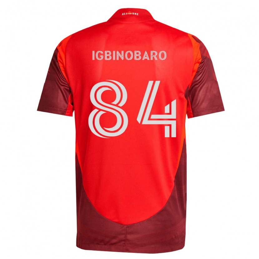 Danxen Criança Camisola Philip Igbinobaro #84 Borgonha Vermelho Principal 2026/27 Camisa Brasil