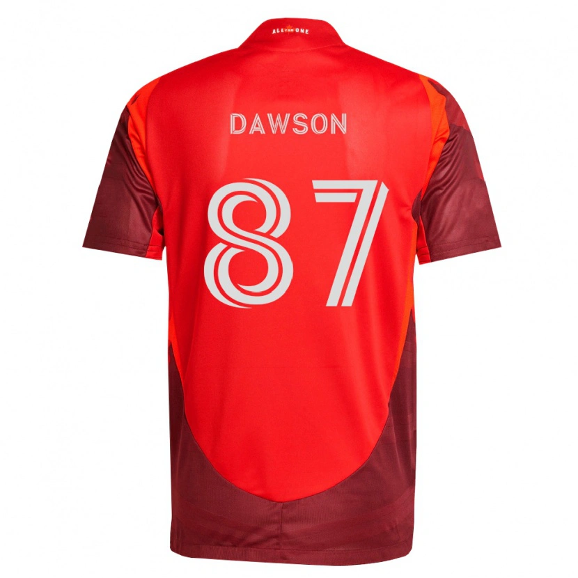 Danxen Criança Camisola Lucas Dawson #87 Borgonha Vermelho Principal 2026/27 Camisa Brasil