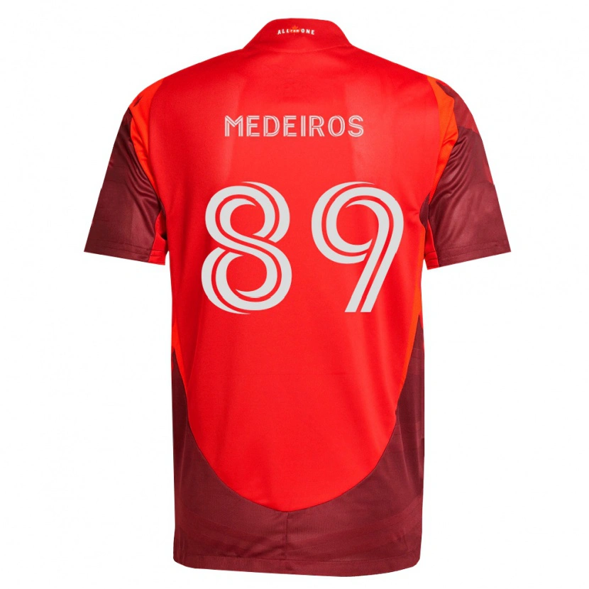 Danxen Criança Camisola Matthew Medeiros #89 Borgonha Vermelho Principal 2026/27 Camisa Brasil
