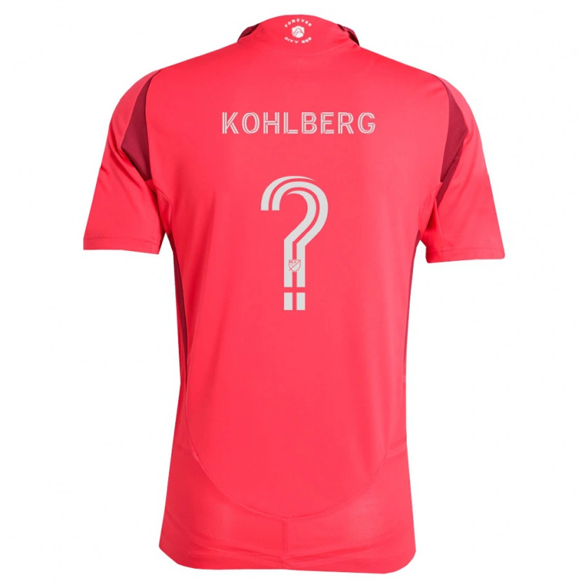 Danxen Criança Camisola Andrew Kohlberg #0 Magenta Branco Principal 2026/27 Camisa Brasil