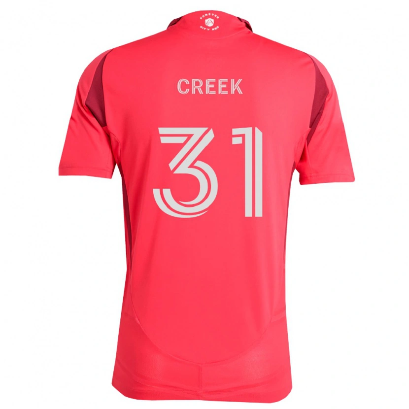 Danxen Criança Camisola Michael Creek #31 Magenta Branco Principal 2026/27 Camisa Brasil