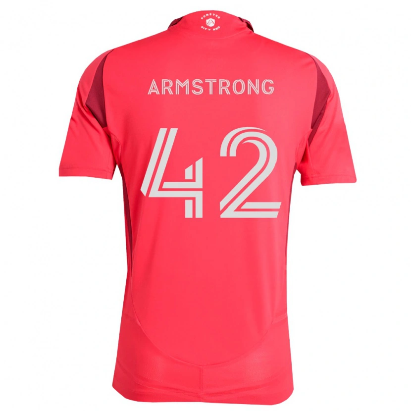 Danxen Criança Camisola Ezra Armstrong #42 Magenta Branco Principal 2026/27 Camisa Brasil