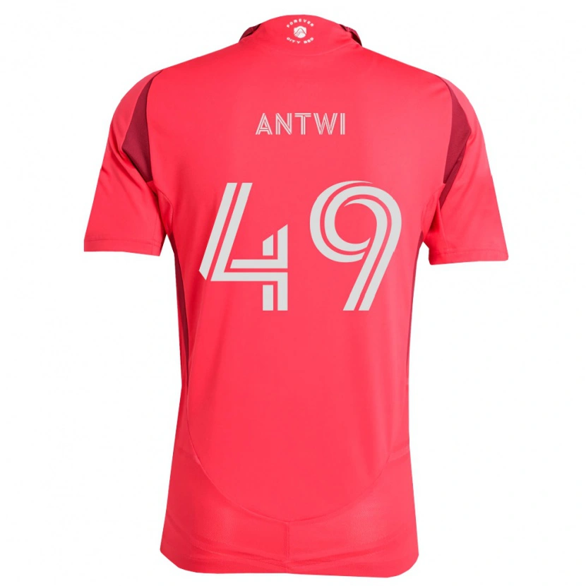 Danxen Criança Camisola Seth Antwi #49 Magenta Branco Principal 2026/27 Camisa Brasil