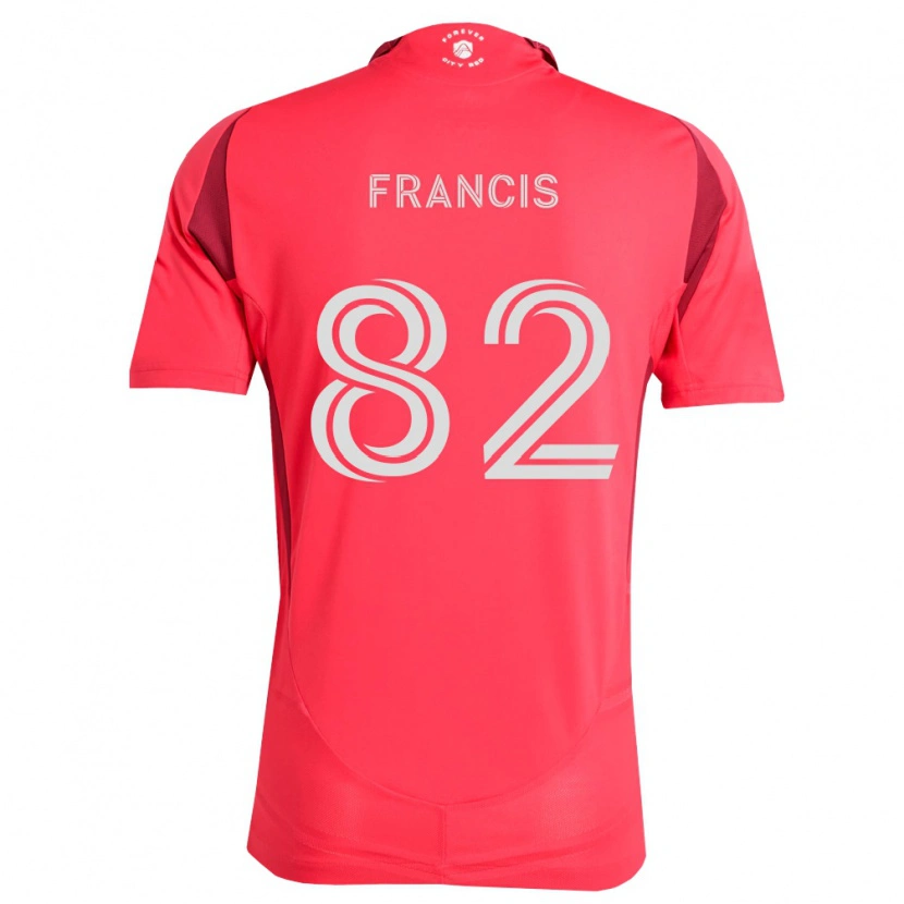 Danxen Criança Camisola Patrick Francis #82 Magenta Branco Principal 2026/27 Camisa Brasil