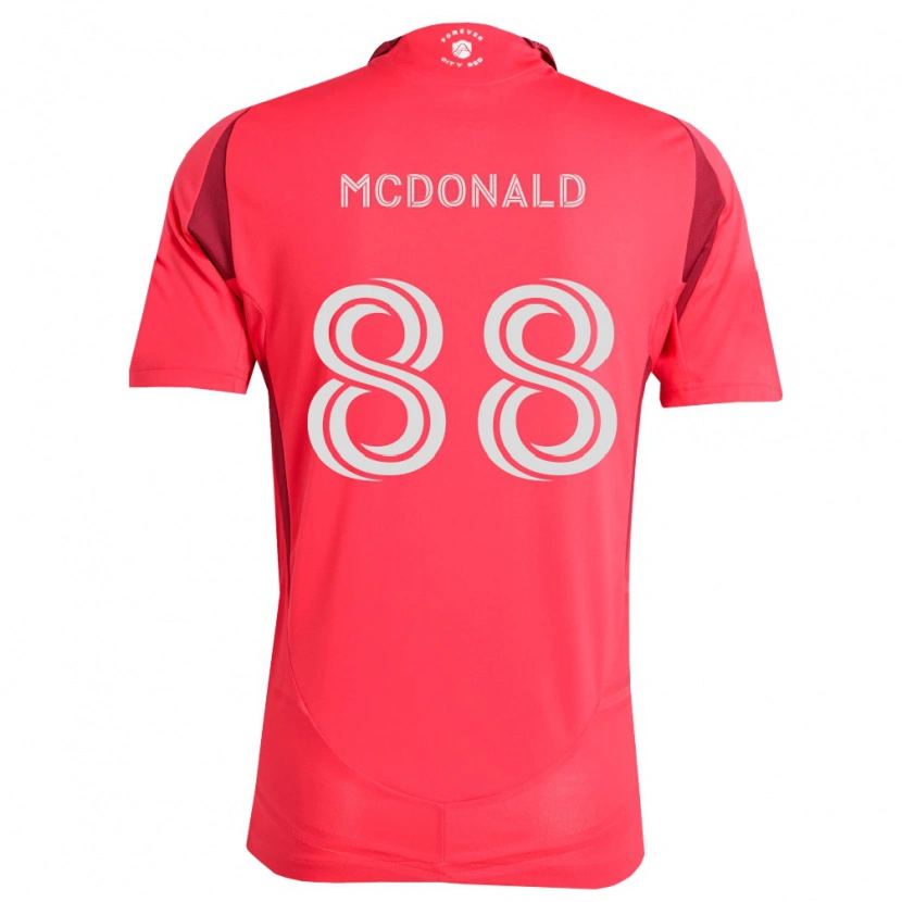 Danxen Criança Camisola Patrick Mcdonald #88 Magenta Branco Principal 2026/27 Camisa Brasil