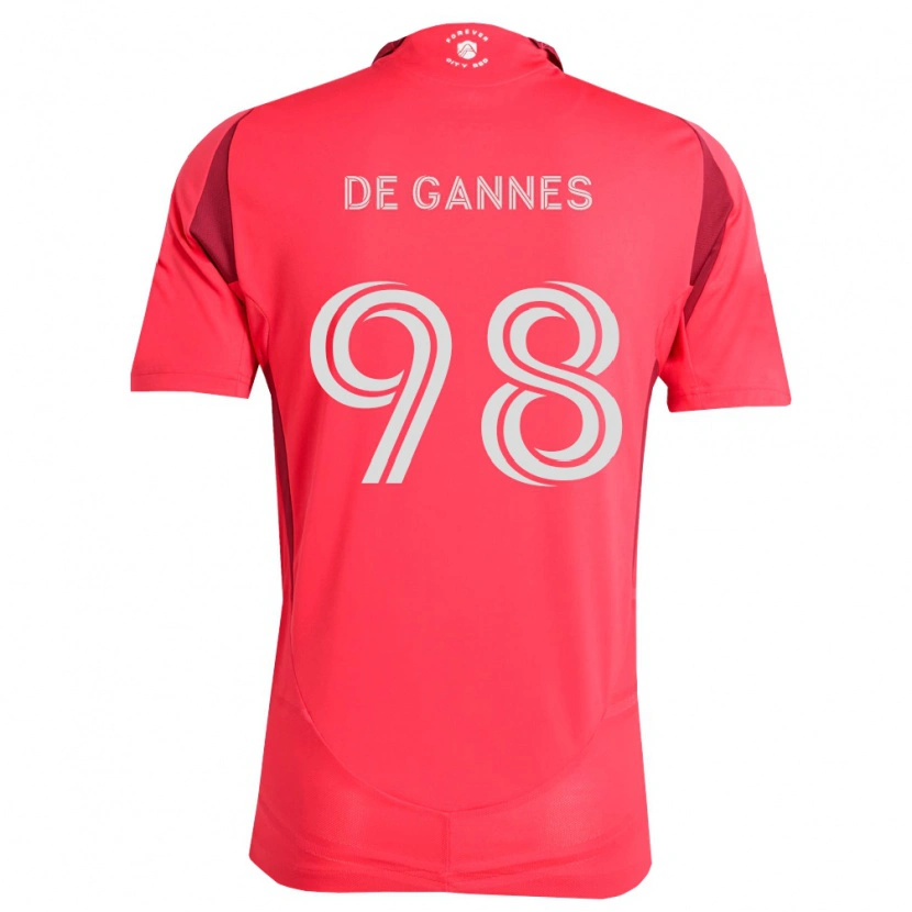 Danxen Criança Camisola Andrew De Gannes #98 Magenta Branco Principal 2026/27 Camisa Brasil
