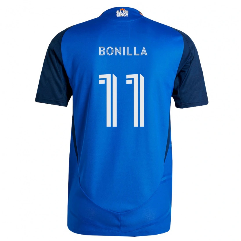 Danxen Criança Camisola Jarell Bonilla #11 Azul Real Laranja Principal 2026/27 Camisa Brasil