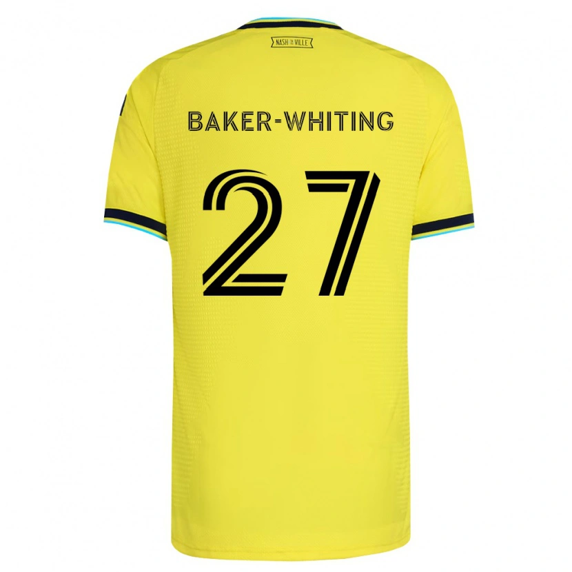 Danxen Criança Camisola Reed Baker-Whiting #27 Amarelo Brilhante Azul Marinho Principal 2026/27 Camisa Brasil