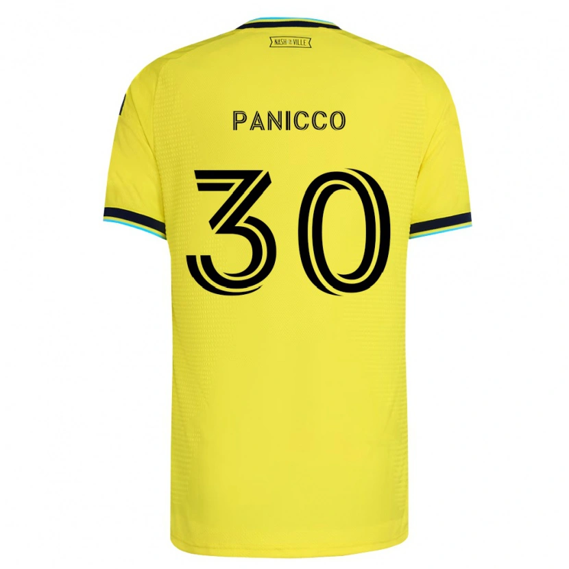 Danxen Criança Camisola Elliot Panicco #30 Amarelo Brilhante Azul Marinho Principal 2026/27 Camisa Brasil