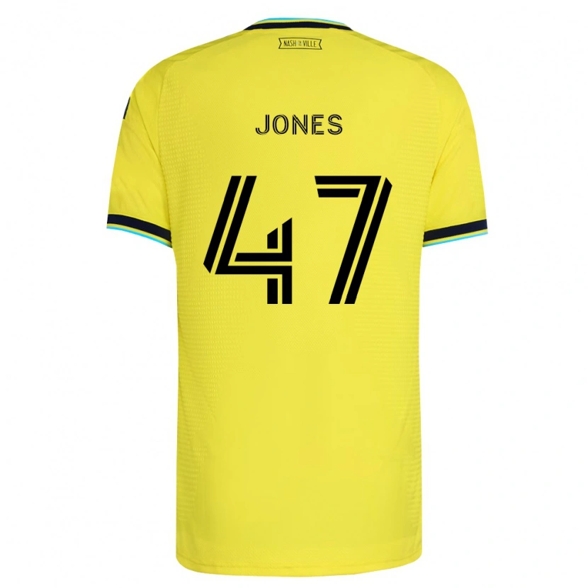 Danxen Criança Camisola Isaiah Jones #47 Amarelo Brilhante Azul Marinho Principal 2026/27 Camisa Brasil