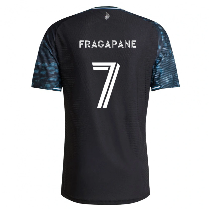 Danxen Criança Camisola Franco Fragapane #7 Preto Branco Principal 2026/27 Camisa Brasil