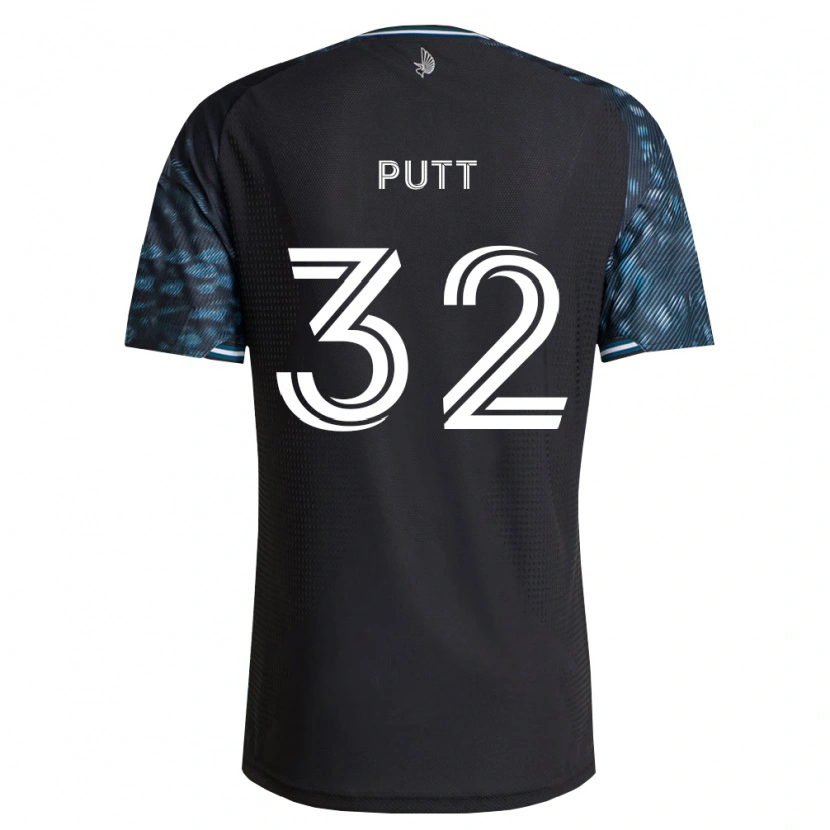 Danxen Criança Camisola Troy Putt #32 Preto Branco Principal 2026/27 Camisa Brasil