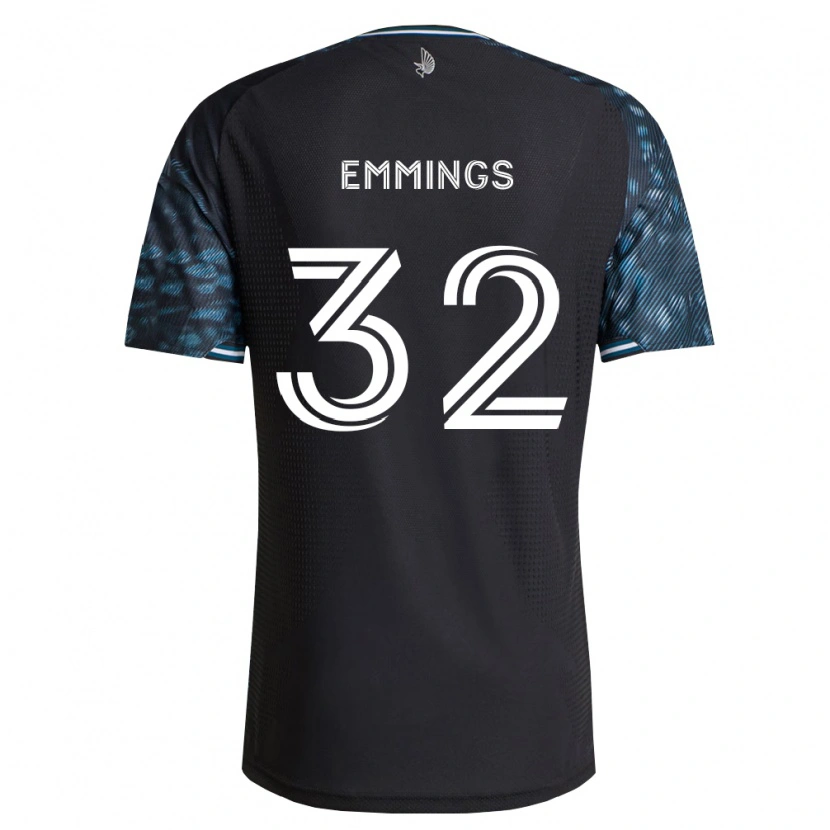 Danxen Criança Camisola Fred Emmings #32 Preto Branco Principal 2026/27 Camisa Brasil