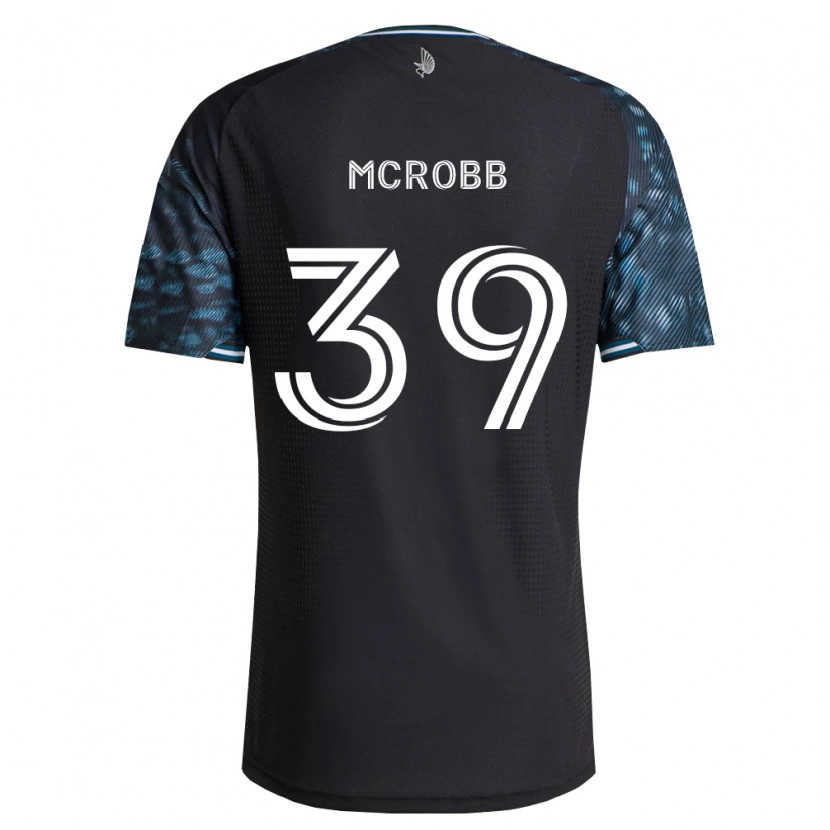 Danxen Criança Camisola Finn Mcrobb #39 Preto Branco Principal 2026/27 Camisa Brasil
