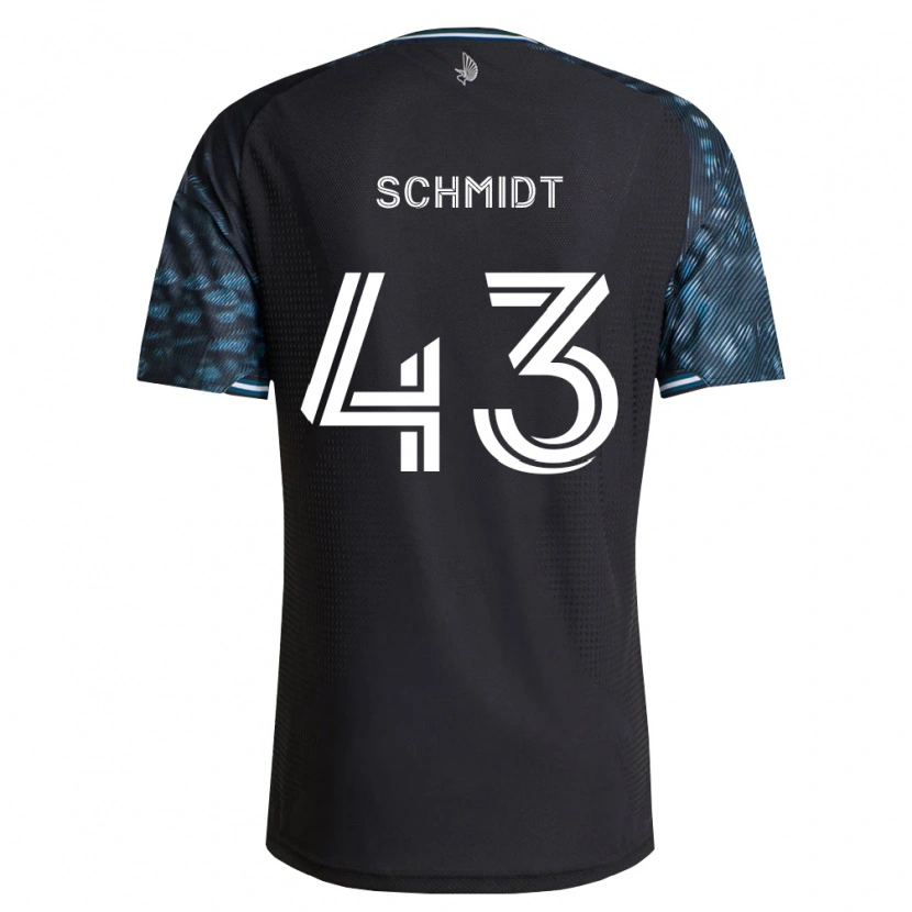 Danxen Criança Camisola William Schmidt #43 Preto Branco Principal 2026/27 Camisa Brasil