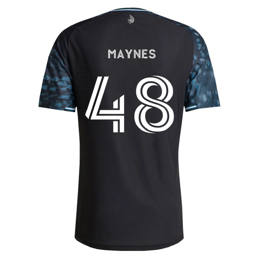 Danxen Criança Camisola William Maynes #48 Preto Branco Principal 2026/27 Camisa Brasil
