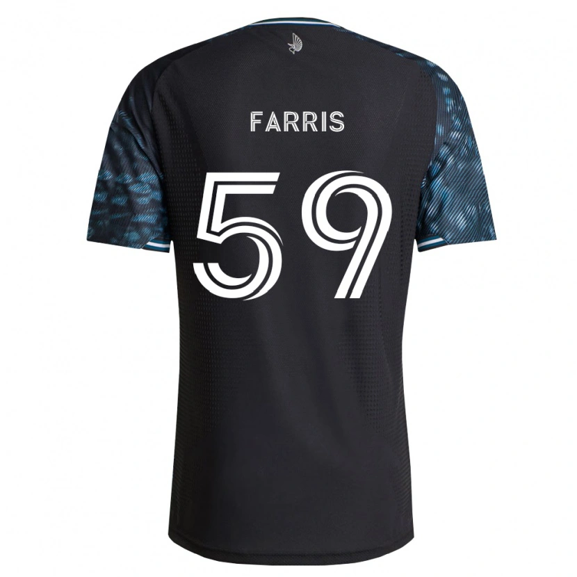 Danxen Criança Camisola John Farris #59 Preto Branco Principal 2026/27 Camisa Brasil