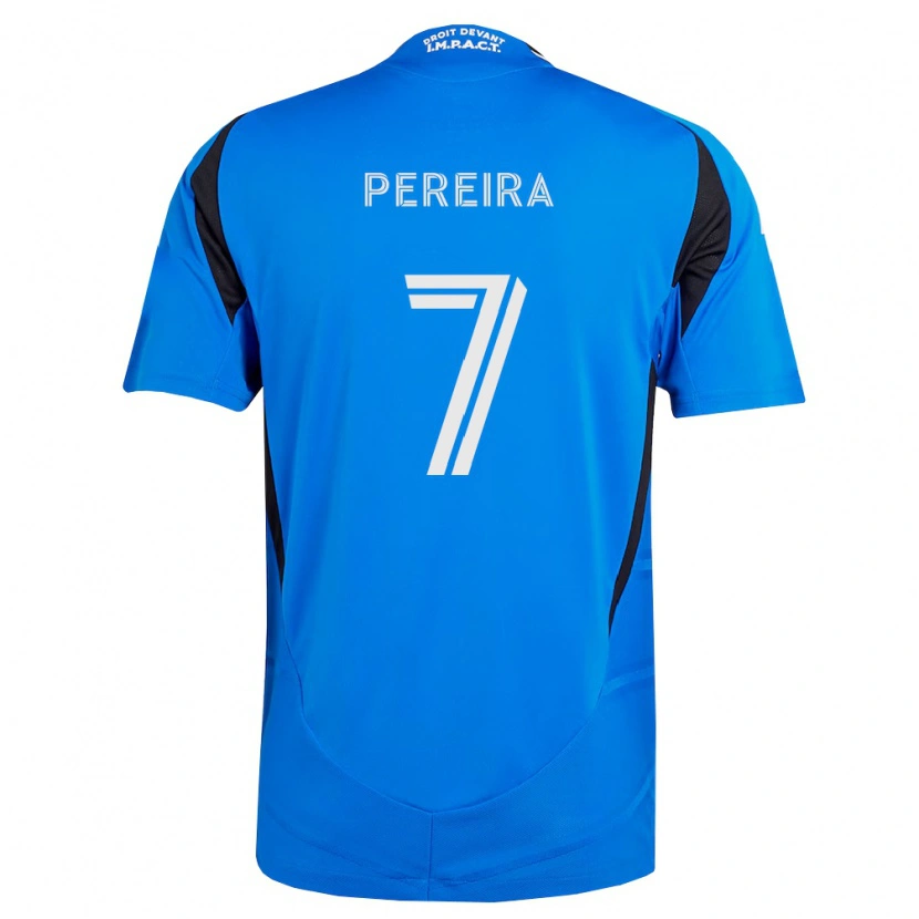 Danxen Criança Camisola Daniel Pereira #7 Azul Branco Preto Principal 2026/27 Camisa Brasil