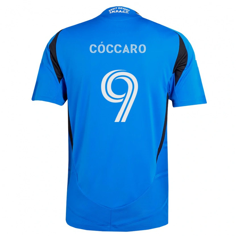 Danxen Criança Camisola Matías Cóccaro #9 Azul Branco Preto Principal 2026/27 Camisa Brasil