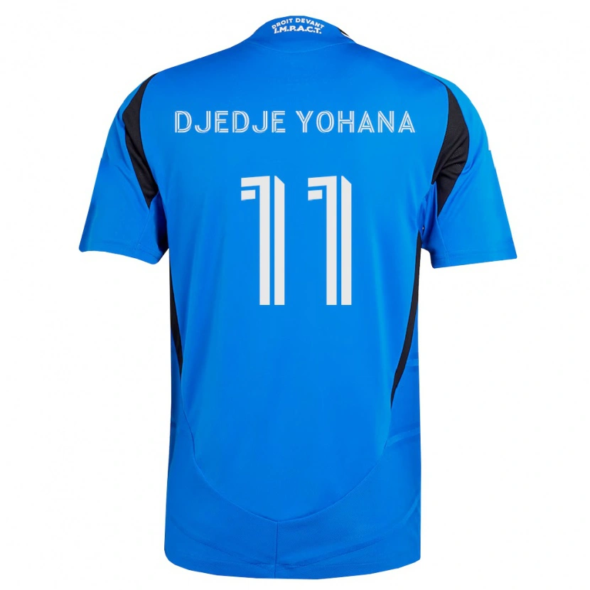 Danxen Criança Camisola Kabie Djedje Yohana #11 Azul Branco Preto Principal 2026/27 Camisa Brasil