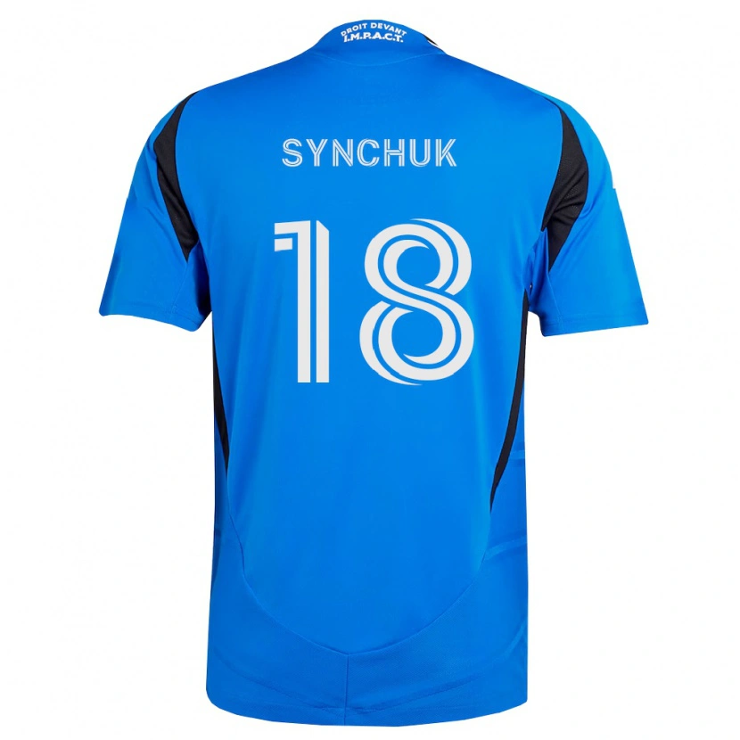 Danxen Criança Camisola Gennadiy Synchuk #18 Azul Branco Preto Principal 2026/27 Camisa Brasil
