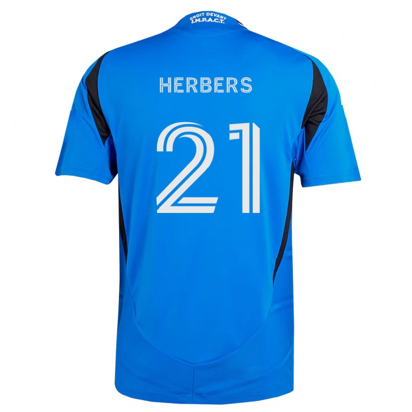 Danxen Criança Camisola Fabian Herbers #21 Azul Branco Preto Principal 2026/27 Camisa Brasil