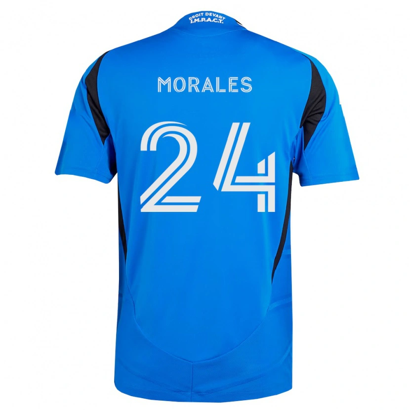Danxen Criança Camisola Efraín Morales #24 Azul Branco Preto Principal 2026/27 Camisa Brasil
