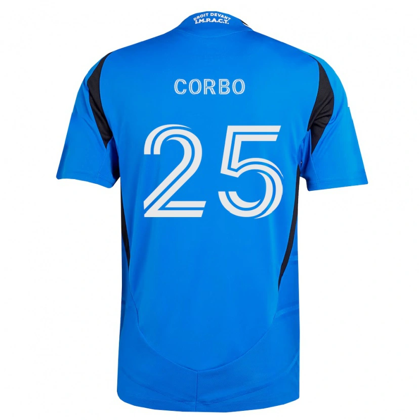 Danxen Criança Camisola Gabriele Corbo #25 Azul Branco Preto Principal 2026/27 Camisa Brasil