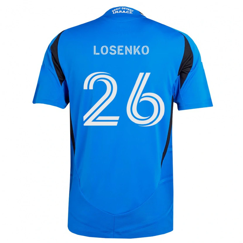 Danxen Criança Camisola Ivan Losenko #26 Azul Branco Preto Principal 2026/27 Camisa Brasil