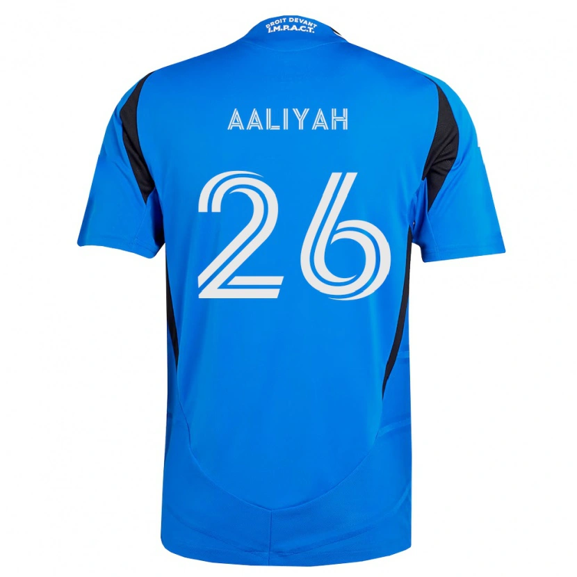 Danxen Criança Camisola Picquet Aaliyah #26 Azul Branco Preto Principal 2026/27 Camisa Brasil