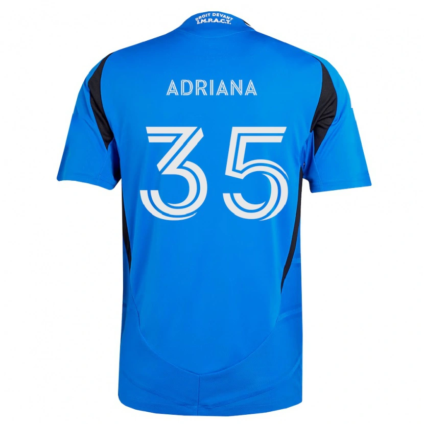 Danxen Criança Camisola Teoli Adriana #35 Azul Branco Preto Principal 2026/27 Camisa Brasil