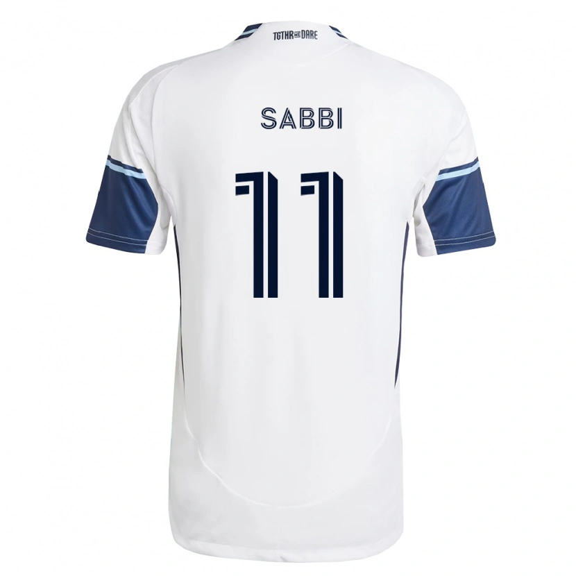 Danxen Criança Camisola Emmanuel Sabbi #11 Branco Azul Real Principal 2026/27 Camisa Brasil