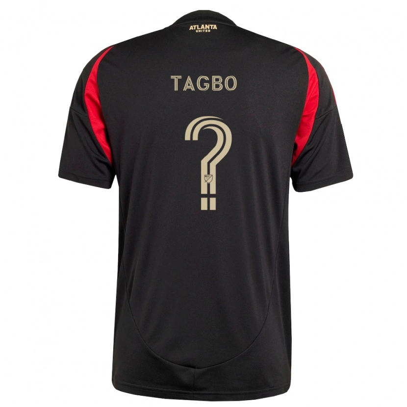 Danxen Criança Camisola Daniel Tagbo #0 Preto Vermelho Principal 2026/27 Camisa Brasil