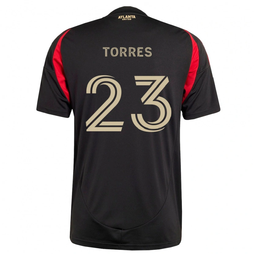 Danxen Criança Camisola Adyn Torres #23 Preto Vermelho Principal 2026/27 Camisa Brasil