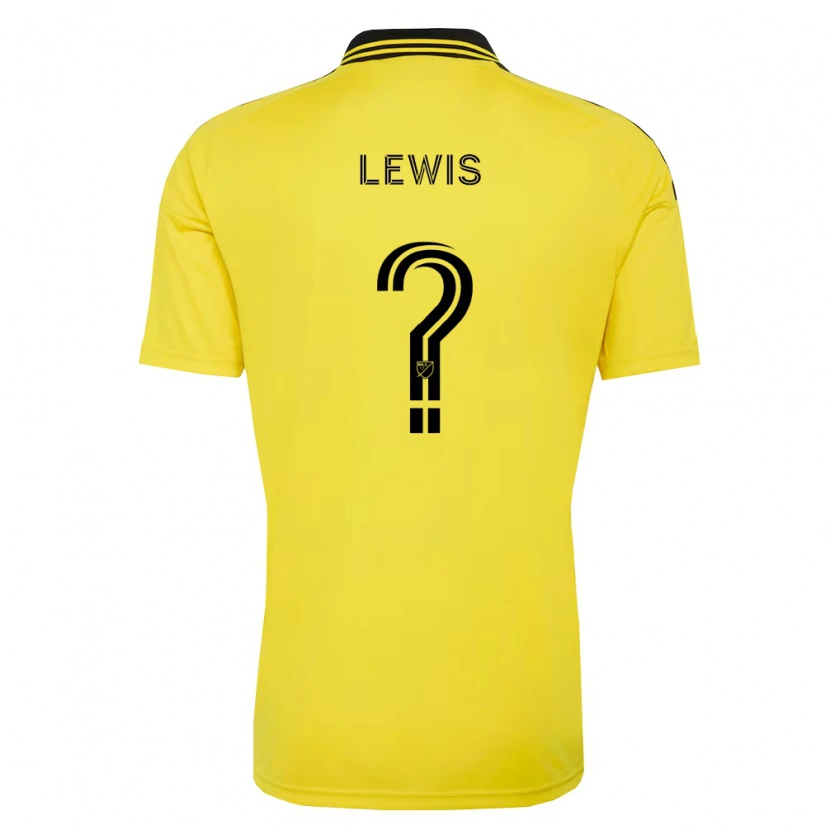 Danxen Criança Camisola Gage Lewis #0 Amarelo Preto Principal 2026/27 Camisa Brasil