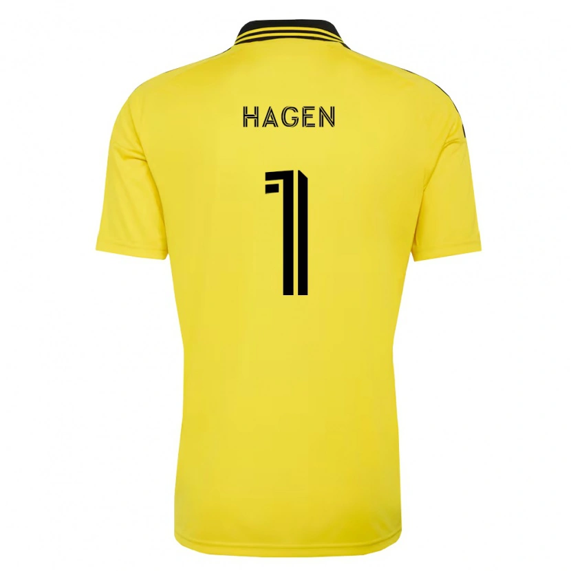 Danxen Criança Camisola Nicholas Hagen #1 Amarelo Preto Principal 2026/27 Camisa Brasil