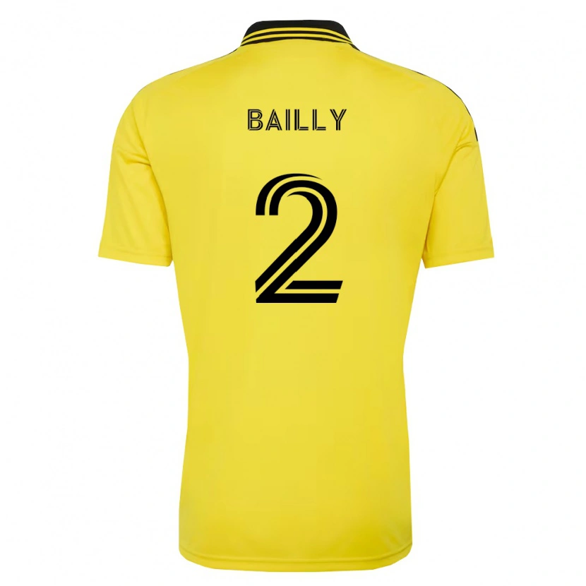 Danxen Criança Camisola Eric Bailly #2 Amarelo Preto Principal 2026/27 Camisa Brasil