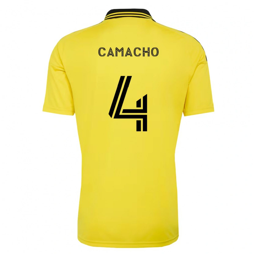 Danxen Criança Camisola Rudy Camacho #4 Amarelo Preto Principal 2026/27 Camisa Brasil