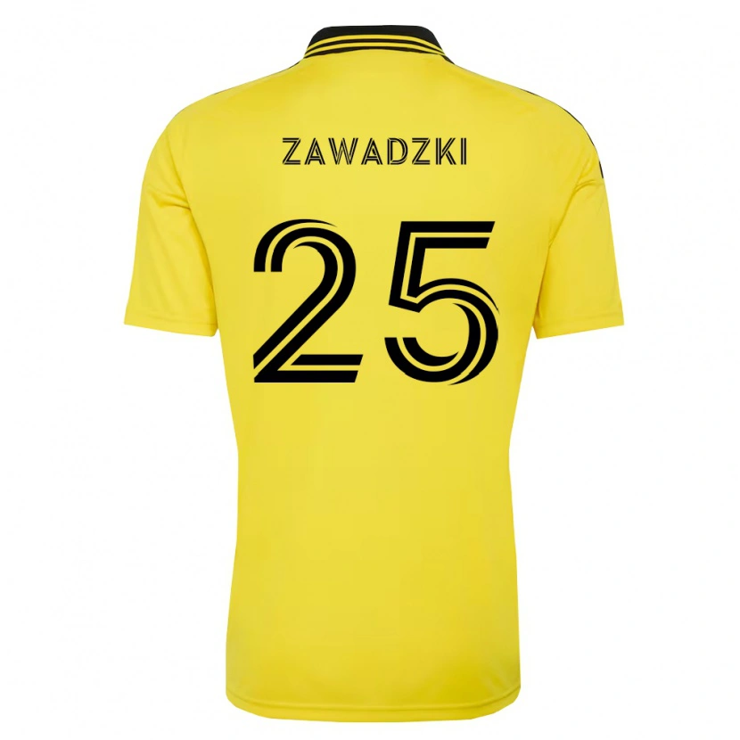 Danxen Criança Camisola Sean Zawadzki #25 Amarelo Preto Principal 2026/27 Camisa Brasil