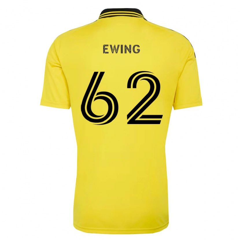 Danxen Criança Camisola Immanuel Ewing #62 Amarelo Preto Principal 2026/27 Camisa Brasil